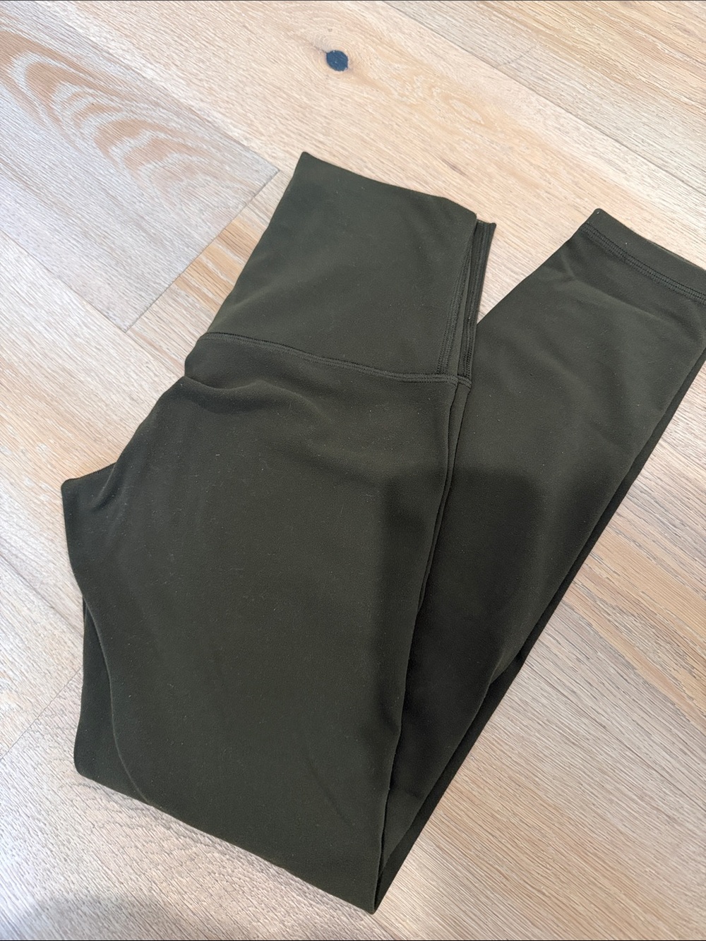 Lululemon align High-Waist  Olive Green Leggings 4